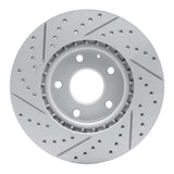 Dynamic Friction 2013-2019 Mazda Cx-5 Front Right Drilled & Slotted Geoperformance Rotor by Dynamic Friction Company 830-80080R