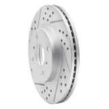 Dynamic Friction 2004-2006 Scion Xa Front Left Drilled & Slotted Geoperformance Rotor by Dynamic Friction Company 830-91002L