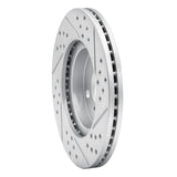 Dynamic Friction 2004-2006 Scion Xa Front Left Drilled & Slotted Geoperformance Rotor by Dynamic Friction Company 830-91002L