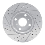 Dynamic Friction 2004-2006 Scion Xb Front Right Drilled & Slotted Geoperformance Rotor by Dynamic Friction Company 830-91002R
