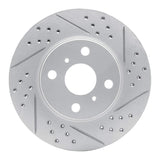 Dynamic Friction 2004-2006 Scion Xb Front Right Drilled & Slotted Geoperformance Rotor by Dynamic Friction Company 830-91002R