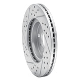 Dynamic Friction 2004-2006 Scion Xb Front Right Drilled & Slotted Geoperformance Rotor by Dynamic Friction Company 830-91002R