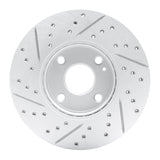 Dynamic Friction 2016-2025 Mazda 2 (Mexico) Front Right Drilled & Slotted Geoperformance Rotor by Dynamic Friction Company 830-91003R