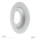Dynamic Friction 1963-1965 Porsche 356 Front Hi-Carbon Alloy Geomet Coated Rotor (274x10.2 Solid) by Dynamic Friction Company 900-02011