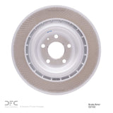 Dynamic Friction 2015-2018 Porsche Macan Rear Hi-Carbon Alloy Geomet Coated Rotor (356x28 Vented) by Dynamic Friction Company 900-02102