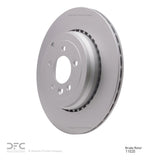 Dynamic Friction 2010-2013 Land Rover Range Rover Sport Rear Hi-Carbon Alloy Geomet Coated Rotor (365x20 Vented) by Dynamic Friction Company 900-11020