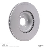 Dynamic Friction 2010-2017 Land Rover Range Rover Front Hi-Carbon Alloy Geomet Coated Rotor (380x34 Vented) by Dynamic Friction Company 900-11021