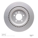 Dynamic Friction 2013-2025 Land Rover Range Rover Rear Hi-Carbon Alloy Geomet Coated Rotor (365x25 Vented) by Dynamic Friction Company 900-11023