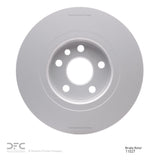 Dynamic Friction 2015-2020 Jaguar E-Pace Rear Hi-Carbon Alloy Geomet Coated Rotor (300x10 Solid) by Dynamic Friction Company 900-11027