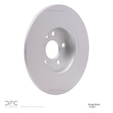 Dynamic Friction 2015-2020 Jaguar E-Pace Rear Hi-Carbon Alloy Geomet Coated Rotor (300x10 Solid) by Dynamic Friction Company 900-11027