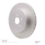 Dynamic Friction 2004 Subaru Impreza Rear Hi-Carbon Alloy Geomet Coated Rotor (315x20 Vented) by Dynamic Friction Company 900-13015
