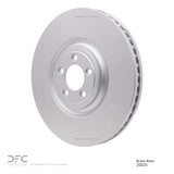 Dynamic Friction 2010-2024 Jaguar XF Front Hi-Carbon Alloy Geomet Coated Rotor (380x35.8 Vented) by Dynamic Friction Company 900-20026