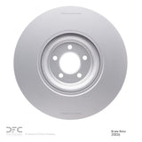 Dynamic Friction 2010-2024 Jaguar XF Front Hi-Carbon Alloy Geomet Coated Rotor (380x35.8 Vented) by Dynamic Friction Company 900-20026