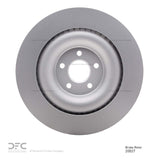 Dynamic Friction 2010-2024 Jaguar F-Type Rear Hi-Carbon Alloy Geomet Coated Rotor (376x26 Vented) by Dynamic Friction Company 900-20027