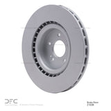 Dynamic Friction 2018-2022 Genesis G70 Front Hi-Carbon Alloy Geomet Coated Rotor (350x30 Vented) by Dynamic Friction Company 900-21038