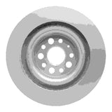 Dynamic Friction 2021-2025 Tesla Model S Rear Hi-Carbon Alloy Geomet Coated Rotor (365x28 Vented) by Dynamic Friction Company 900-26010
