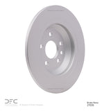 Dynamic Friction 2007-2018 Volvo S60 Cross Country Rear Hi-Carbon Alloy Geomet Coated Rotor (302x11 Solid) by Dynamic Friction Company 900-27035