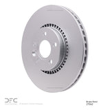 Dynamic Friction 2007-2018 Land Rover LR2 Front Hi-Carbon Alloy Geomet Coated Rotor (316x28 Vented) by Dynamic Friction Company 900-27042