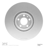 Dynamic Friction 2016-2026 Polestar Polestar 2 Front Hi-Carbon Alloy Geomet Coated Rotor (345x30 Vented) by Dynamic Friction Company 900-27051