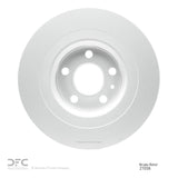 Dynamic Friction 2018-2025 Volvo S60/XC60 Rear Hi-Carbon Alloy Geomet Coated Rotor (302x12 Solid) by Dynamic Friction Company 900-27058