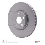 Dynamic Friction 2017-2025 Volvo S90/V60/XC40/S60/XC60/V90 Front Hi-Carbon Alloy Geomet Coated Rotor (322x28 Vented) by Dynamic Friction Company 900-27059