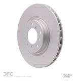 Dynamic Friction 2001-2006 BMW M3 Right Front Hi-Carbon Alloy Geomet Coated Rotor (325x28 Vented) by Dynamic Friction Company 900-31055D