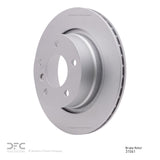 Dynamic Friction 2003-2008 BMW Z4 Rear Hi-Carbon Alloy Geomet Coated Rotor (294x19 Vented) by Dynamic Friction Company 900-31061