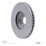 Dynamic Friction 2009-2017 BMW 750i Right Front Hi-Carbon Alloy Geomet Coated Rotor by Dynamic Friction Company 900-31093DA