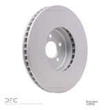 Dynamic Friction 2009-2017 BMW 750i xDrive Right Front Hi-Carbon Alloy Geomet Coated Rotor (374x36 Vented) by Dynamic Friction Company 900-31093D