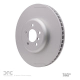 Dynamic Friction 2009-2017 BMW ActiveHybrid 7 Left Front Hi-Carbon Alloy Geomet Coated Rotor (374x36 Vented) by Dynamic Friction Company 900-31094D
