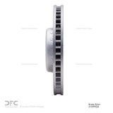 Dynamic Friction 2010-2018 BMW ActiveHybrid 7 Left Front Hi-Carbon Alloy Geomet Coated Rotor by Dynamic Friction Company 900-31099DA
