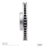 Dynamic Friction 2010-2018 BMW 740Ld xDrive Left Front Hi-Carbon Alloy Geomet Coated Rotor (348x36 Vented) by Dynamic Friction Company 900-31099D
