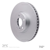 Dynamic Friction 2010-2018 BMW 535i GT xDrive Right Front Hi-Carbon Alloy Geomet Coated Rotor (348x36 Vented) by Dynamic Friction Company 900-31100D