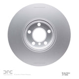 Dynamic Friction 2010-2018 BMW 535i GT xDrive Right Front Hi-Carbon Alloy Geomet Coated Rotor (348x36 Vented) by Dynamic Friction Company 900-31100D