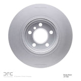 Dynamic Friction 2011-2016 BMW 528i xDrive Front Hi-Carbon Alloy Geomet Coated Rotor (330x24 Vented) by Dynamic Friction Company 900-31103