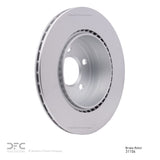 Dynamic Friction 2011-2016 BMW 528i Rear Hi-Carbon Alloy Geomet Coated Rotor (330x20 Vented) by Dynamic Friction Company 900-31104