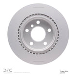 Dynamic Friction 2006-2021 BMW 228i Rear Hi-Carbon Alloy Geomet Coated Rotor (300x20 Vented) by Dynamic Friction Company 900-31111