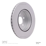 Dynamic Friction 2013-2021 BMW 435i xDrive Rear Hi-Carbon Alloy Geomet Coated Rotor (345x24 Vented) by Dynamic Friction Company 900-31114