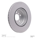 Dynamic Friction 2007-2019 BMW X5 Rear Hi-Carbon Alloy Geomet Coated Rotor (345x24 Vented) by Dynamic Friction Company 900-31141
