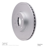 Dynamic Friction 2007-2019 BMW X5 Front Hi-Carbon Alloy Geomet Coated Rotor (332x30 Vented) by Dynamic Friction Company 900-31144