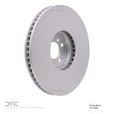 Dynamic Friction 2010-2011 BMW X6 Left Front Hi-Carbon Alloy Geomet Coated Rotor (385x36 Vented) by Dynamic Friction Company 900-31149D