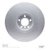 Dynamic Friction 2010-2011 BMW X6 Right Front Hi-Carbon Alloy Geomet Coated Rotor (385x36 Vented) by Dynamic Friction Company 900-31150D