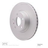 Dynamic Friction 2011-2018 BMW X4 Front Hi-Carbon Alloy Geomet Coated Rotor (328x28 Vented) by Dynamic Friction Company 900-31151