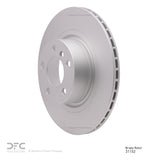 Dynamic Friction 2011-2018 BMW X3 Rear Hi-Carbon Alloy Geomet Coated Rotor (330x20 Vented) by Dynamic Friction Company 900-31152