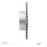 Dynamic Friction 2011-2018 BMW X3 Rear Hi-Carbon Alloy Geomet Coated Rotor (330x20 Vented) by Dynamic Friction Company 900-31152
