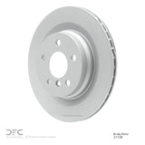 Dynamic Friction 2016-2026 BMW X1 (USA/Canada) Rear Hi-Carbon Alloy Geomet Coated Rotor (300x20 Vented) by Dynamic Friction Company 900-31158