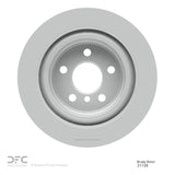 Dynamic Friction 2016-2026 BMW X1 (USA/Canada) Rear Hi-Carbon Alloy Geomet Coated Rotor (300x20 Vented) by Dynamic Friction Company 900-31158