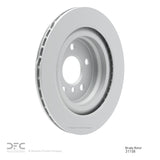 Dynamic Friction 2016-2026 BMW X1 (USA/Canada) Rear Hi-Carbon Alloy Geomet Coated Rotor (300x20 Vented) by Dynamic Friction Company 900-31158