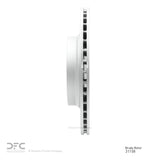 Dynamic Friction 2016-2026 BMW X1 (USA/Canada) Rear Hi-Carbon Alloy Geomet Coated Rotor (300x20 Vented) by Dynamic Friction Company 900-31158