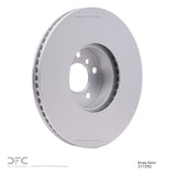 Dynamic Friction 2016-2018 BMW X4 Right Front Hi-Carbon Alloy Geomet Coated Rotor (348x30 Vented) by Dynamic Friction Company 900-31159D